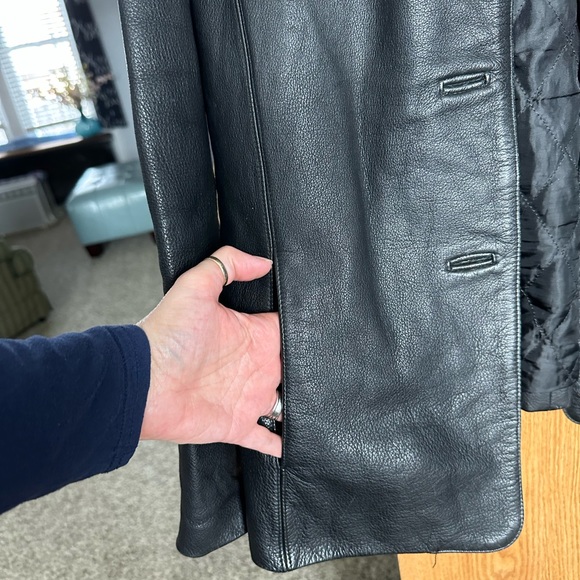 Vintage Leather Jacket- WILDA-medium - Picture 7 of 16